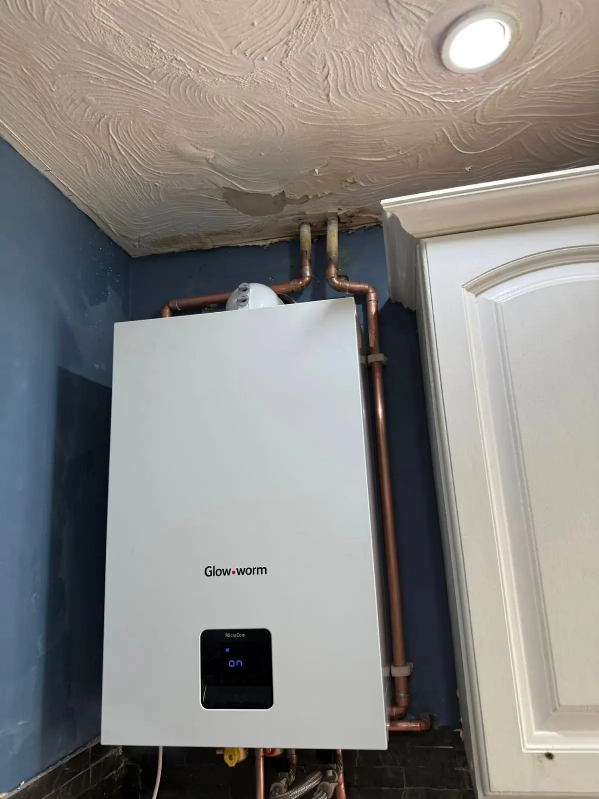 Boiler swap and new copper pipework in Daventry